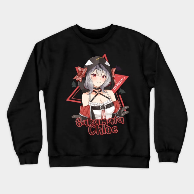 Hololive - Sakamata Chloe Crewneck Sweatshirt by Araki Shop